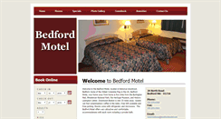 Desktop Screenshot of bedfordmotel.net